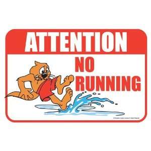  Rex Otter Pool Sign   No Running