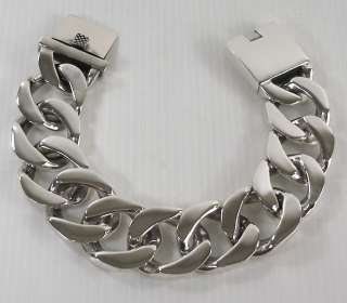   FIGARO SOLID 925 STERLING SILVER MENS CHAIN BRACELET 9 NEW  