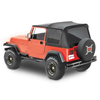 complete soft top with tinted windows for jeep 76 95 cj7 wrangler 