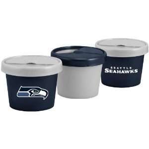  Seattle Seahawks 3 Pack Snack Cups