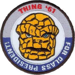   Comics Retro Thing For President Iron On Patch P3357