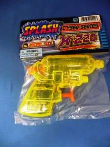 Squirt Gun Clear Neon Yellow X 220 #00220  
