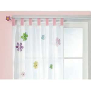  Daisies Sheer Curtain Panel