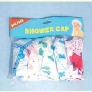  5 Pc Shower Caps With Elastic Band Case Pack 144 Beauty
