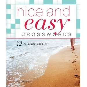  Nice and Easy Crosswords [Spiral bound] Mel Rosen Books