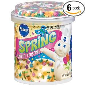 Pillsbury Funfetti Spring Frosting, 15.6000 Ounce (Pack of 6)  