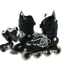  K2 Raider Boys skate & pads package   Size 13 3 Sports 