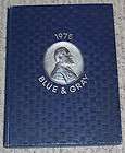 1975 Robert E Lee High School Yearbook Jacksonville FL Blue and Gray 