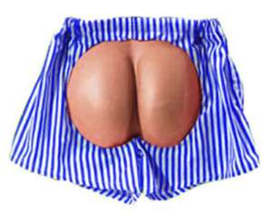   SHORTS Funny Butt Cheeks Boxers Gag Joke Prank Underwear Shorts  