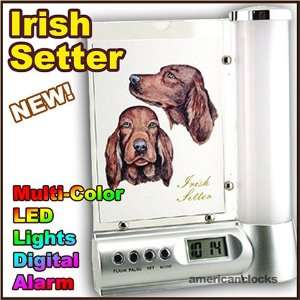   Setter Photo Frame Digital DOG Alarm Clock Light