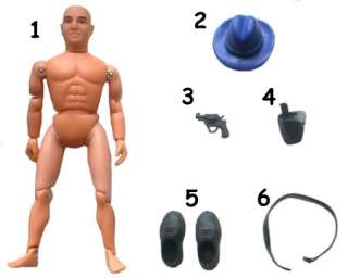 for 8 inch action figure by excel item 4 only