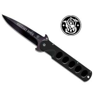  Smith and Wesson Folding Knife Military Black Sports 