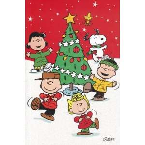  Single Card (1) One   Greeting Card Christmas Peanuts 