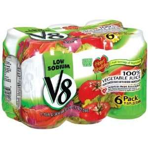 V8 Red 100% Vegetable Juice Low Sodium 11.5 Oz   4 Pack  