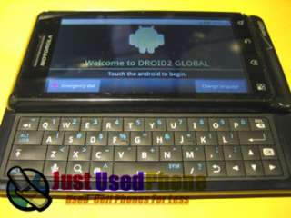 BLACK MOTOROLA DROID 2 A955 VERIZON CELL PHONE +BONUS +GOOD CONDITION 