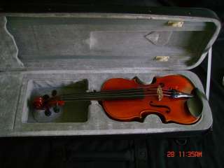 New Handmade Violin Flamed Case 4/4 MEETS MENC ITM#M23  