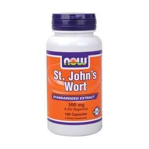  Now St Johns Wort 300mg 0.3%, 100 Capsule Health 