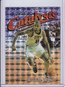 1997 98 FINEST ANTOINE WALKER REFRACTOR CELTICS 70/263  