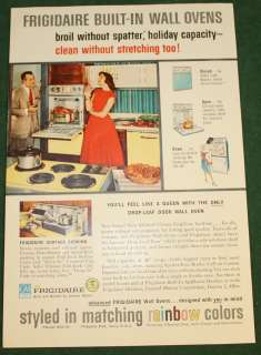 Vintage 1959 Frigidaire Built In Wall Oven Ad Nat Geo  