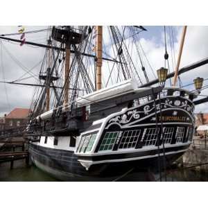  Stern View of HMS Trincomalee, British Frigate of 1817, at 