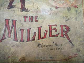   victorian ROBBING THE MILLER McLOUGHLIN GAME COVER great to frame