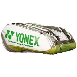  Yonex 2010 Pro Series White 9 Pack Tennis Bag