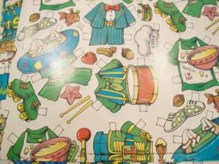 Vintage Gift Wrap Wrapping Paper Doll Alvin & Chipmunks Lot   NOS 