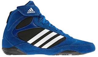 New Adidas Sport PRETEREO Wrestling Shoes Blue Black White Fighting 