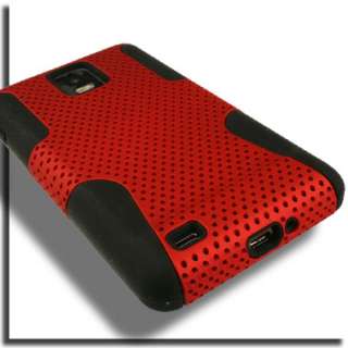 Color and pattern  Red Hard Outer Shell and Hard Inner Silicone 