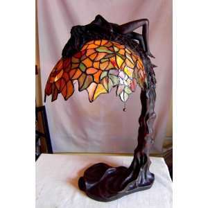  Tiffany style Divinity Olivia Wisteria Table Lamp 15 Shade 