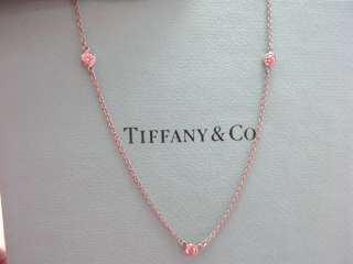 TIFFANY & CO. PLAT DIAMONDS BY THE YARD NECKLACE 0.30CT  