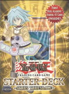 Yu Gi Oh GX Cards   Starter Deck   Duel Academy SYRUS TRUESDALE   New 