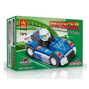  SUPER RACER   BUILDING BLOCKS 38 pcs set for LEGO lovers 
