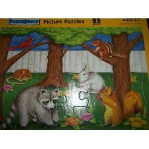  Puzzle Patch 25 Piece Forest Animals Frame Tray Puzzle 