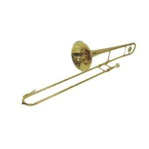   Lacquer plated Slide Trombone with Carrying Case Musical Instruments