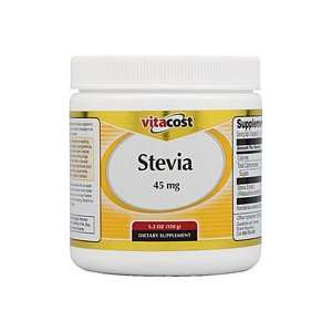  Vitacost Stevia Powder    45 mg per serving   5.2 oz (150 