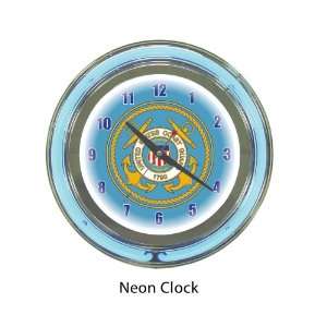  United States Coast Guard 18 inch Neon Clock Sports 