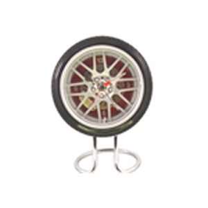  Sport Wheel with Chrome Stand Alarm Clock SS 95785