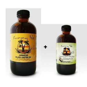   Black Castor Oil 8oz. & Extra Virgin Organic Coconut Oil 4oz. Beauty