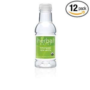 Ayalas Herbal Water, Lemongrass Mint Vanilla, 16 Ounce Bottles (Pack 