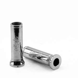 Chrome Graffiti Letters Metal 1 Motorcycle Universal Handle Bar Grips