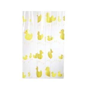   Rubber Ducky Shower Curtain AE579925YW White/Yellow
