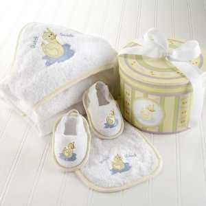  Ducky Baby Bath Gift Set in Decorative Hat Box Everything 
