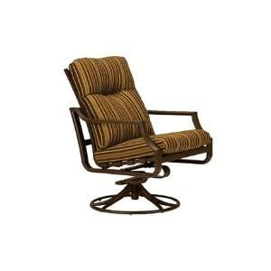  Windsor Cushion Aluminum Arm Swivel Rocker Patio Dining Chair 