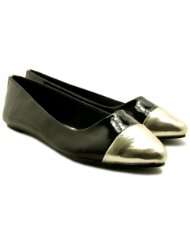 Spy Love Buy Elise Toe Cap Flat Pump Ballet Ballerina Shoes