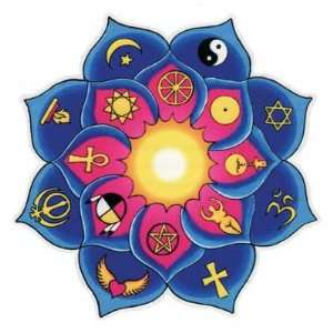  Universal Worship Lotus Window Sticker 