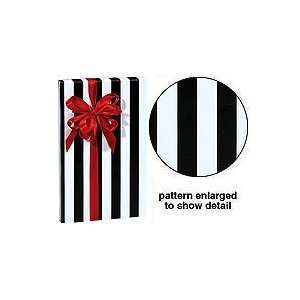   & White Stripes Wrap Wrapping Paper Roll 16 Foot 